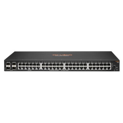 Switch Aruba 6100 - Gigabit Ethernet - 48 Puertos - 4 SFP+ - Gestionado - JL676A