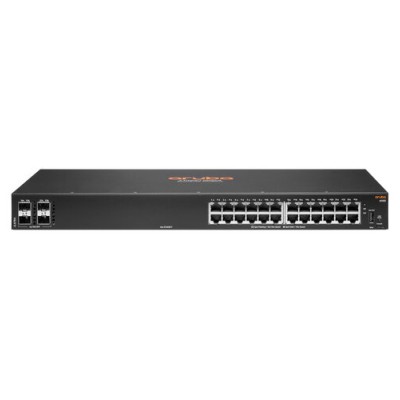 Switch Aruba 6100 - Gigabit Ethernet - 24 Puertos - 4 SFP - Gestionado - JL678A