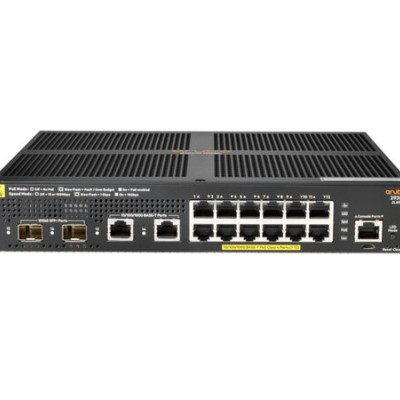 Switch Aruba 2930F - Gigabit Ethernet - 12 Puertos PoE+ - 2 SFP+ - Gestionado - JL693A