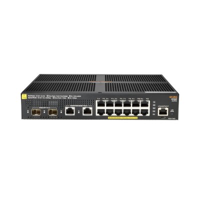 Switch Aruba 2930F - Gigabit Ethernet - 12 Puertos PoE+ - 2 SFP+ - Gestionado - JL693A