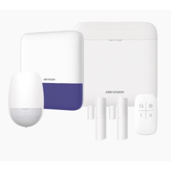 Kit de Alarma Hikvison AX Pro - Hub - Sensor PIR - 2 Contactos Magnéticos - Sirena - AXPRO-KIT