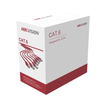 Bobina HIKVISION - Cat6 - 305M - 24 AWG - Blanco - DS-1LN6U-W/CCA