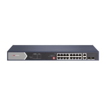 Switch HIKVISION 16 Puertos Gigabit Ethernet PoE+ Modelo DS-3E0520HP-E