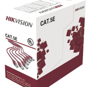 Bobina de Cable HIKVISION Cat5e 305m 24 AWG Azul Modelo DS-1LN5E-SB Bobina de Cable HIKVISION Cat5e 305m 24 AWG Azul Modelo DS-1LN5E-SB