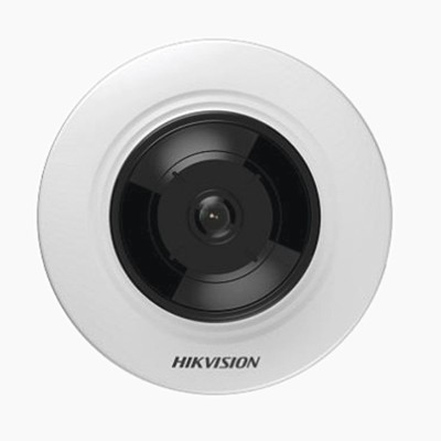 Cámara IP Hikvision DS-2CD2955G0-IS(U) - 5MP - Fisheye - Lente Focal 1.05mm - IR 8M - Ethernet - DS-2CD2955G0-ISU