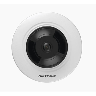 Cámara IP Hikvision DS-2CD2955G0-IS(U) - 5MP - Fisheye - Lente Focal 1.05mm - IR 8M - Ethernet - DS-2CD2955G0-ISU