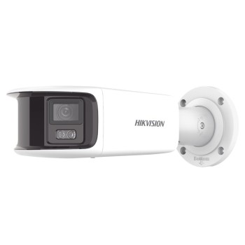 Cámara IP Panorámica HIKVISION 8MP Bala 4mm IR 40M PoE IP67 Modelo DS-2CD2T87G2-PLSU/SL(C)