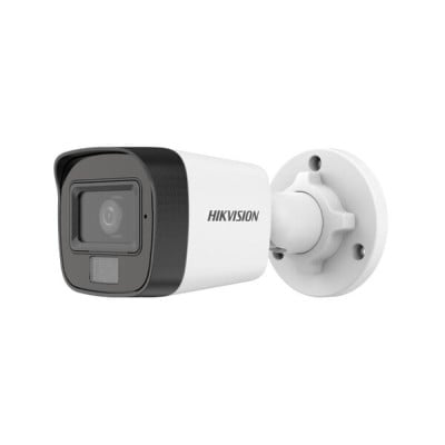 Cámara CCTV Hikvision DS-2CE16K0T-LFS - 5MP - Bala - Lente 2.8mm - IR 30M - Micrófono  - DS-2CE16K0T-LFS