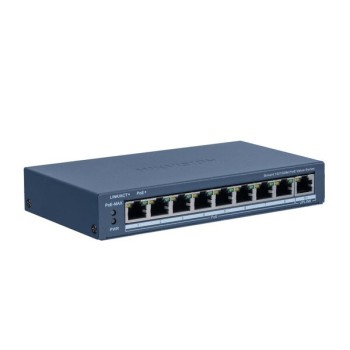 Switch Hikvision DS-3E1309P-EI/M - Fast Ethernet - 8 Puertos PoE+ - 1 Uplink - Gestionado - DS-3E1309P-EI/M