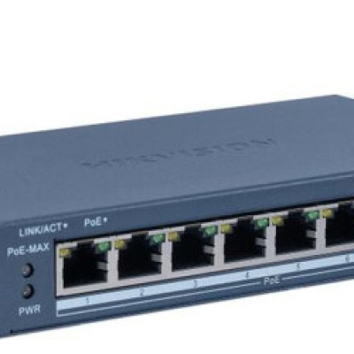 Switch Hikvision DS-3E1309P-EI/M - Fast Ethernet - 8 Puertos PoE+ - 1 Uplink - Gestionado - DS-3E1309P-EI/M