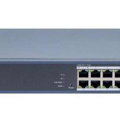 Switch Hikvision DS-3E1518P-EI/M - Gigabit Ethernet - 16 Puertos PoE+ - 1 Uplink - 1 SFP - Administrable - DS-3E1518P-EI/M