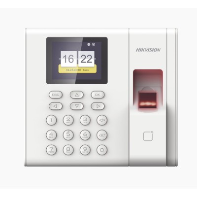 Lector Biométrico HIKVISION DS-K1A8503EF-B - 2.4" - 1,000 Huellas - 1,000 Tarjetas EM - USB - TCP/IP - DS-K1A8503EF-B