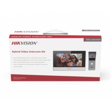 Kit Videoportero Hikvision DS-KIS303-P - 7" - Altavoz - Wi-Fi  - DS-KIS303-P