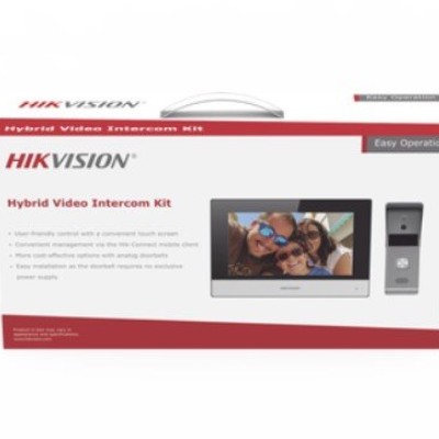 Kit Videoportero Hikvision DS-KIS303-P - 7" - Altavoz - Wi-Fi  - DS-KIS303-P