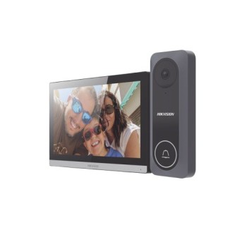 Kit de Videoportero HIKVISION DS-KIS312-P - 7" - 1MP - Wi-Fi - DS-KIS312-P