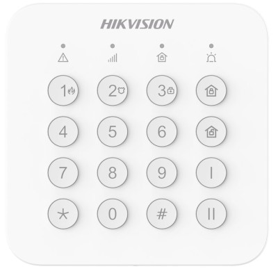 Teclado HIKVISION DS-PK201B-WB - Inalámbrico - Armado y Desarmado - DS-PK201B-WB