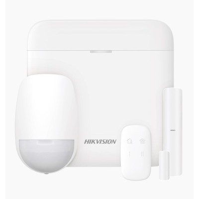 Kit de Alarma Hikvision AX PRO - Hub - Sensor PIR - Contacto Magnético - Control Remoto - Wi-Fi - DS-PWA48-KS