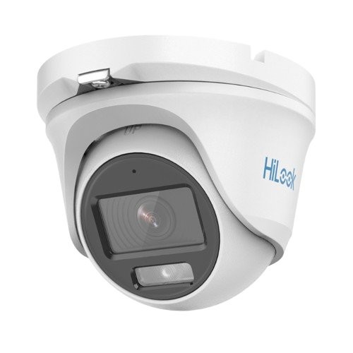 Cámara de Seguridad HIKVISION THC-T129-MS 2MP Torreta con Luz Blanca 20M