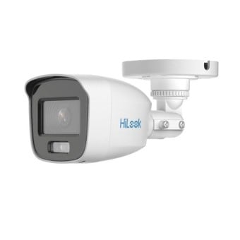 Cámara CCTV HiLook THC-B129-MS 2MP Bala con Luz Blanca 20M y Micrófono