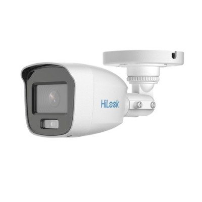 Cámara CCTV HiLook -THC-B129-MS - 2MP - Bala - 20M Luz blanca - Micrófono - THC-B129-MS