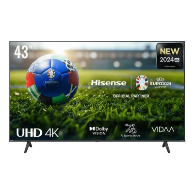 Pantalla Smart TV Hisense 43A6N - 43" - 4K Ultra HD - Wi-Fi - HDMI - USB - 43A6N