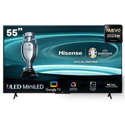 Pantalla Smart TV Hisense U6 - 55" - 4K Ultra HD - Wi-Fi - HDMI - USB - 55U6N