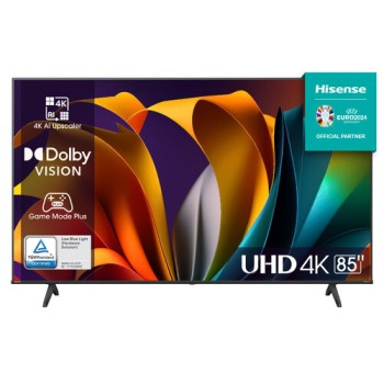 Pantalla Smart TV Hisense 85A6N - 85" - 4K Ultra HD - Wi-Fi - HDMI - USB - 85A6N