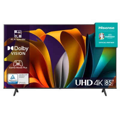 Pantalla Smart TV Hisense 85A6N - 85" - 4K Ultra HD - Wi-Fi - HDMI - USB - 85A6N