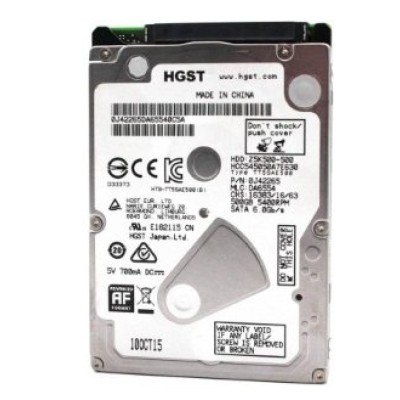 Disco Duro Hitachi CINEMASTAR Z5K500 - 2.5" - 500GB - SATA - HCC545050A7E630