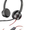 Diadema Poly Blackwire 8225 - Alámbrico - Micrófono - Negro - Adaptador USB-C a USB-A - Certificado para Microsoft Teams - 8X225AA Diadema Poly Blackwire 8225 - Alámbrico - Micrófono - Negro - Adaptador USB-C a USB-A - Certificado para Microsoft Teams - 8X225AA