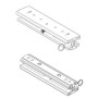 Bracket de Montaje HPE AP-MNT-MP10-D - para Access Point Aruba 510 Series Campus - 10 Piezas - Q9G71A