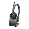 Diadema Poly Voyager 4320 - Inalámbrico - USB-A - Micrófono - Adaptador BT700 - Soporte de carga - Certificado para Microsoft Teams - 77Z00AA Diadema Poly Voyager 4320 - Inalámbrico - USB-A - Micrófono - Adaptador BT700 - Soporte de carga - Certificado para Microsoft Teams - 77Z00AA
