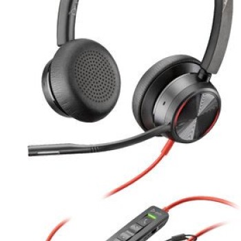 Diadema Poly Blackwire 8225 - Auriculares USB-C con Micrófono - Modelo 8X223AA