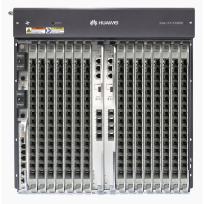 Unidad de Red Óptica HuaweI EA5800-X15 - OLT GPON Carrier Class - 1 Tarjeta de 16 Puertos GPON - 15 Ranuras - 2 Fuentes de Alimentación DC - EA5800-X15