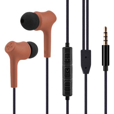 Auriculares Hune Haya - Alámbrico - 3.5mm - Micrófono - Corteza - AT-ACC-AU-048-COR