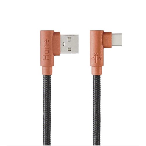 Cable USB Hune Hiedra USB-A a USB-C 1.2m Color Corteza Modelo AT-ACC-CA-317COR