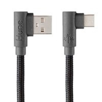 Cable USB Hune Hiedra - USB-A a USB-C - 1.2m - Gris - AT-ACC-CA-317ROC