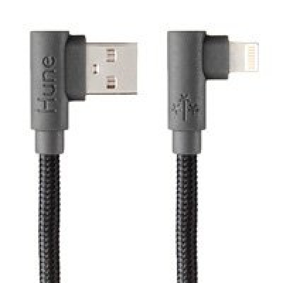 Cable Hune Hiedra - USB-A a Lightning - 1.2m - Gris - AT-ACC-CA-318ROC