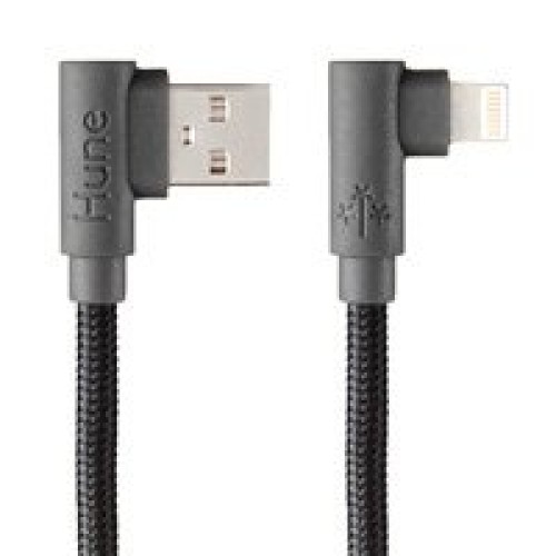 Cable Hune Hiedra USB-A a Lightning 1.2m Gris AT-ACC-CA-318ROC