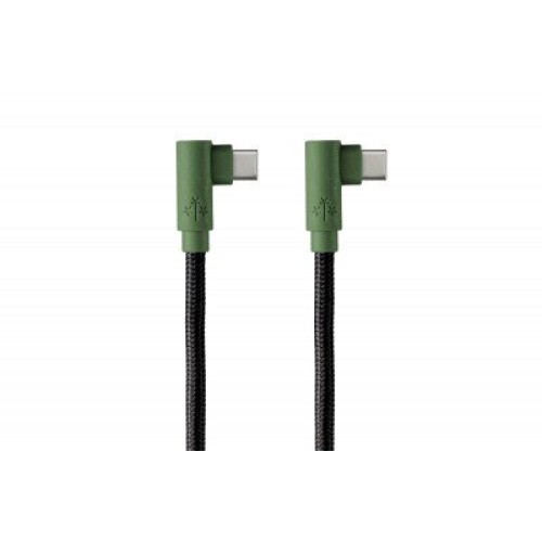 Cable USB-C Hune Hiedra 1.2 metros Verde Carga Rápida Modelo AT-ACC-CA-353-BOS
