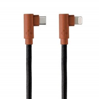 Cable Hune Hiedra - Lightning a USB-C - 1.2 m - Corteza - AT-ACC-CA-354-COR