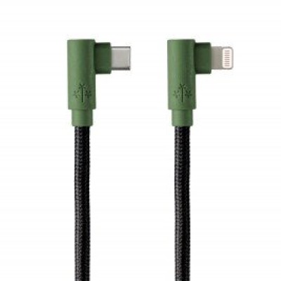Cable USB Hune Hiedra - Lightning a USB-C - 1.2 m - Verde - AT-ACC-CA-354-BOS