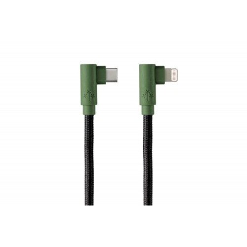 Cable USB Hune Hiedra Lightning a USB-C 1.2 m Verde Carga Rápida AT-ACC-CA-354-BOS