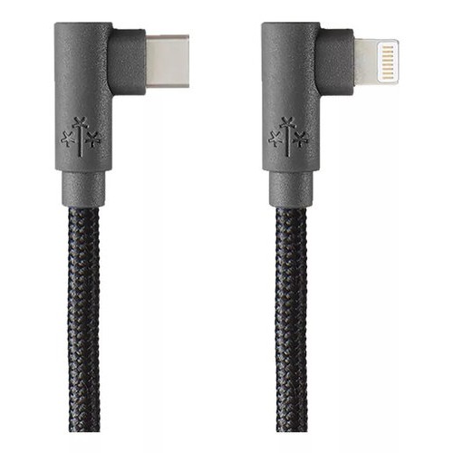 Cable Hune Hiedra Lightning a USB-C 1.2 m Negro Carga Rápida Modelo AT-ACC-CA-354-ROC