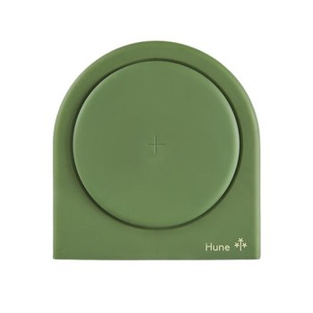Cargador Inalámbrico Hune Hoja 10W Verde Modelo AT-ACC-WI-001BOS