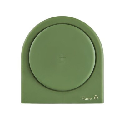 Cargador Inalámbrico Hune Hoja - 10W - Verde - AT-ACC-WI-001BOS