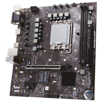 Tarjeta Madre Hyundai H610A Series - Soporte para Procesadores Intel de 12ª y 13ª Generación - desde Celeron a i7 - Capacidad de Memoria Hasta 64GB - HTH610A01