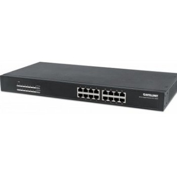 Switch Intellinet 16 Puertos Gigabit Ethernet PoE+ No Gestionado Modelo 560993