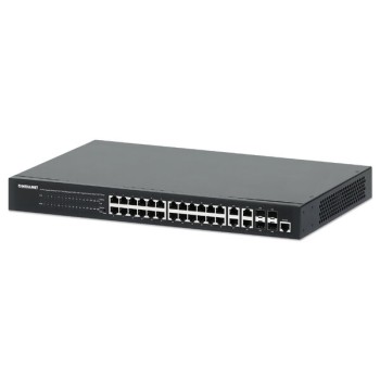 Switch Intellinet 561426 - Gigabit - 24 Puertos PoE - 4 SFP - Gestionado - 561426