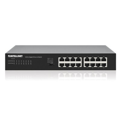 Switch Intellinet 561815 - Gigabit Ethernet - 16 Puertos - No Gestionado - 561815
